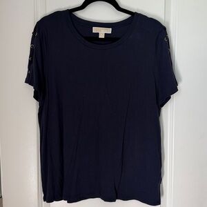 Michael Kors Navy Blue Woman’s XL Shirt Arm Design